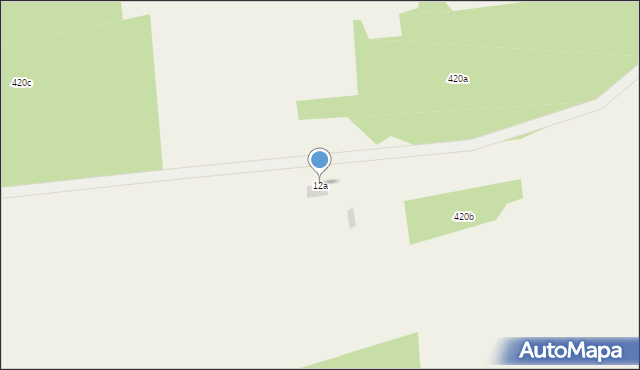 Kłębowiec, Kłębowiec, 12a, mapa Kłębowiec