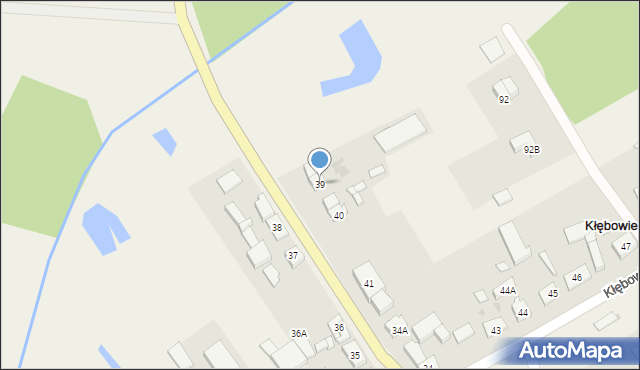 Kłębowiec, Kłębowiec, 39, mapa Kłębowiec