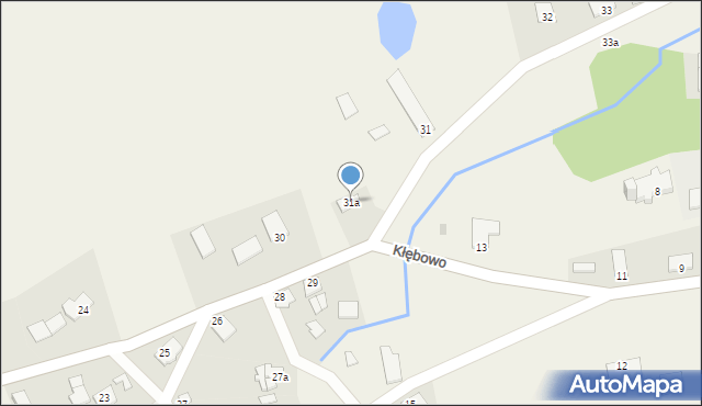 Kłębowo, Kłębowo, 31a, mapa Kłębowo