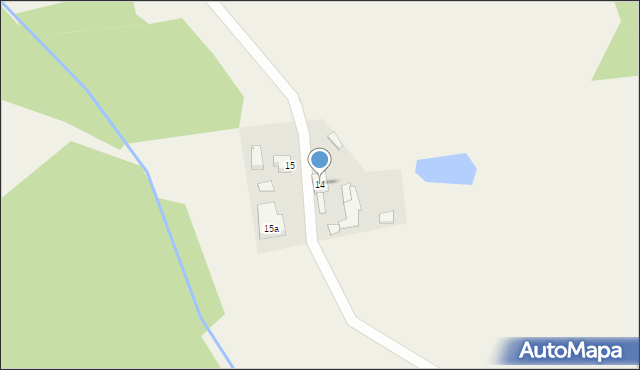Kłęby, Kłęby, 14, mapa Kłęby