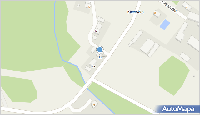 Klecewko, Klecewko, 3a, mapa Klecewko
