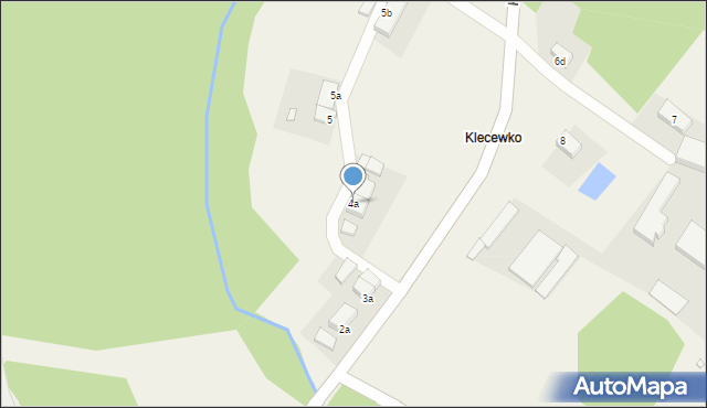 Klecewko, Klecewko, 4a, mapa Klecewko