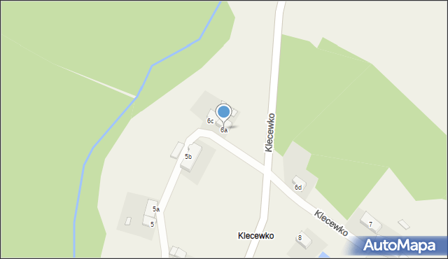 Klecewko, Klecewko, 6a, mapa Klecewko