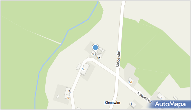 Klecewko, Klecewko, 6b, mapa Klecewko