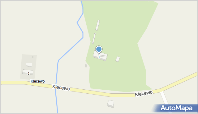 Klecewo, Klecewo, 1, mapa Klecewo