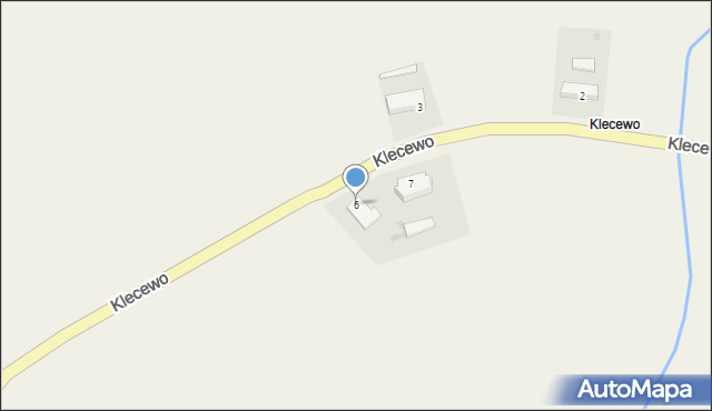 Klecewo, Klecewo, 6, mapa Klecewo