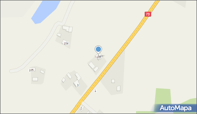 Klecie, Klecie, 106, mapa Klecie