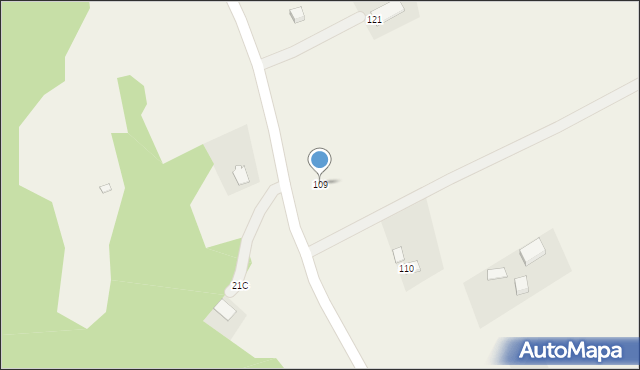 Klecie, Klecie, 109, mapa Klecie