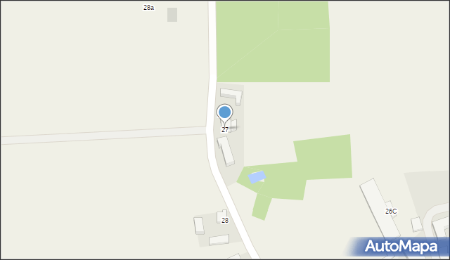 Klęcino, Klęcino, 27, mapa Klęcino