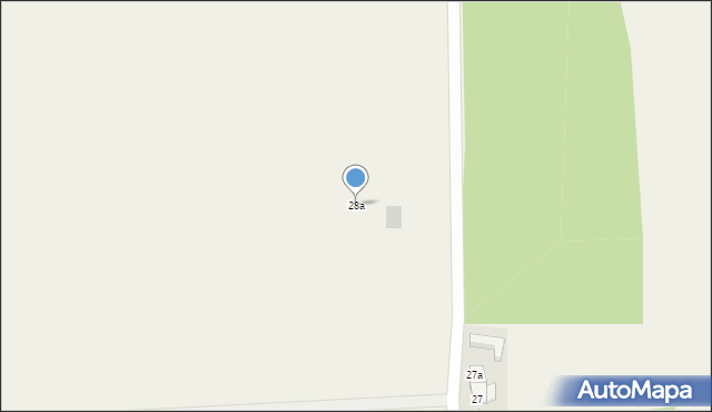 Klęcino, Klęcino, 28a, mapa Klęcino