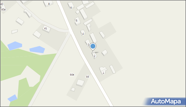 Klęcino, Klęcino, 2a, mapa Klęcino