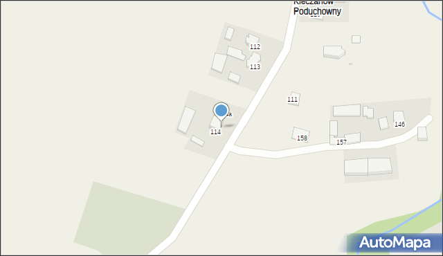 Kleczanów, Kleczanów, 116, mapa Kleczanów