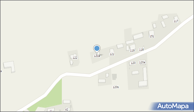 Kleczanów, Kleczanów, 121a, mapa Kleczanów