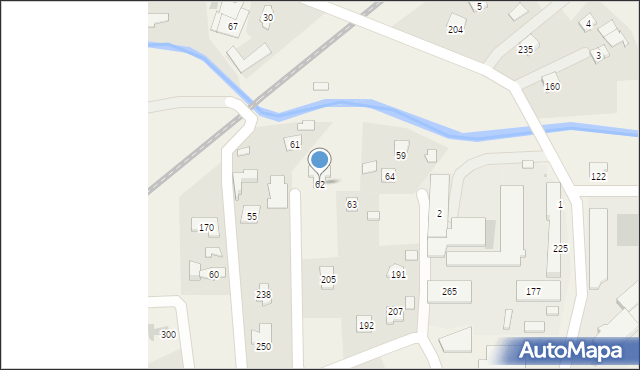 Klęczany, Klęczany, 62, mapa Klęczany