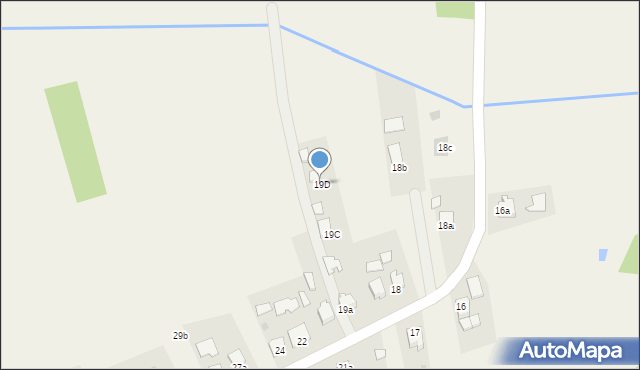 Klęczany, Klęczany, 19D, mapa Klęczany