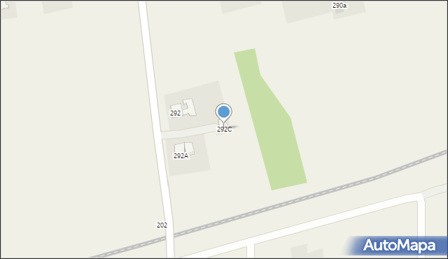 Klęczany, Klęczany, 292C, mapa Klęczany