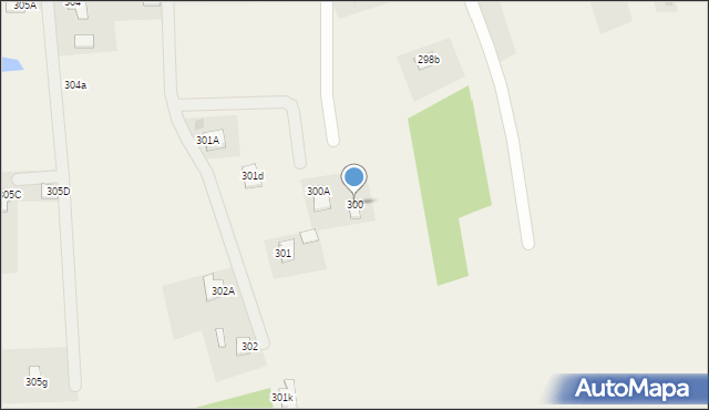 Klęczany, Klęczany, 300, mapa Klęczany