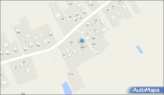 Klęczany, Klęczany, 49a, mapa Klęczany