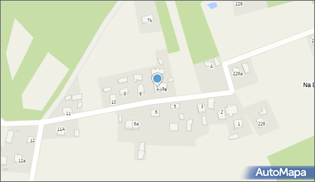 Klęczany, Klęczany, 7, mapa Klęczany