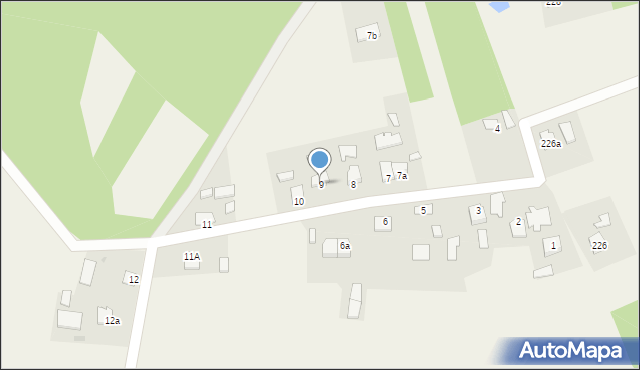 Klęczany, Klęczany, 9, mapa Klęczany