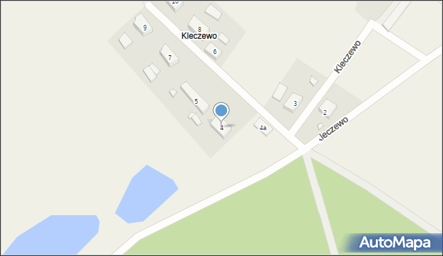 Kleczewo, Kleczewo, 4, mapa Kleczewo