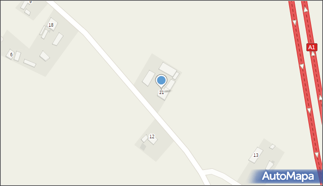 Klęczkowo, Klęczkowo, 11, mapa Klęczkowo