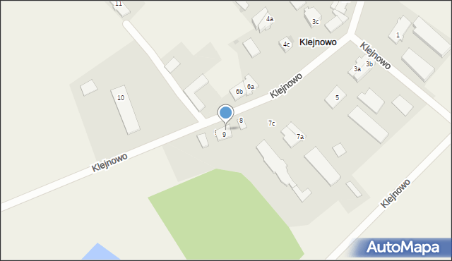 Klejnowo, Klejnowo, 9a, mapa Klejnowo