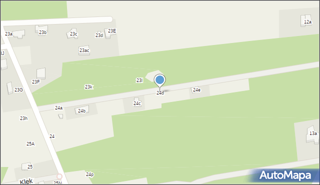 Klęk, Klęk, 24d, mapa Klęk