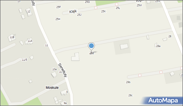 Klęk, Klęk, 28d, mapa Klęk