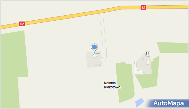 Klekotowo, Klekotowo, 41, mapa Klekotowo