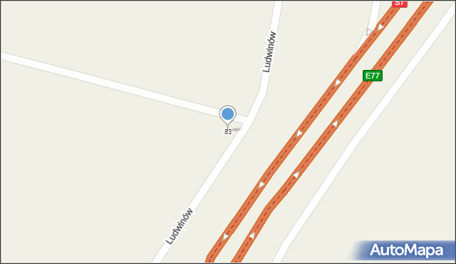 Klemencice, Klemencice, 83, mapa Klemencice