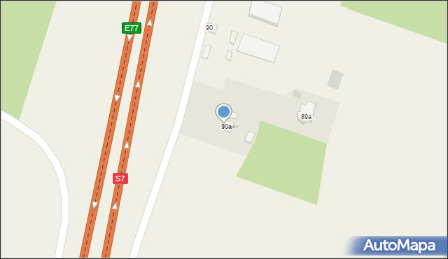 Klemencice, Klemencice, 91, mapa Klemencice