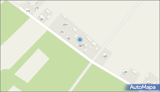 Klementowice, Klementowice, 184, mapa Klementowice