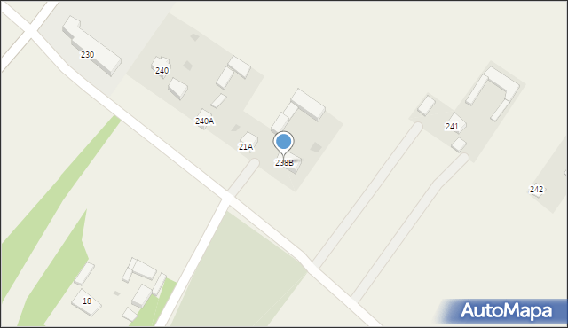 Klementowice, Klementowice, 238B, mapa Klementowice