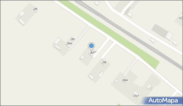 Klementowice, Klementowice, 287, mapa Klementowice