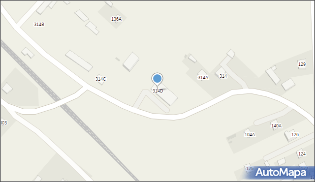 Klementowice, Klementowice, 314D, mapa Klementowice