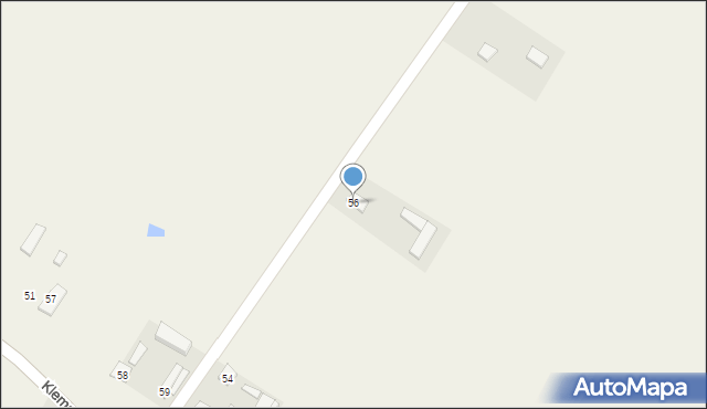 Klementowice, Klementowice, 56, mapa Klementowice