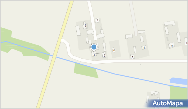 Klementynów, Klementynów, 3, mapa Klementynów