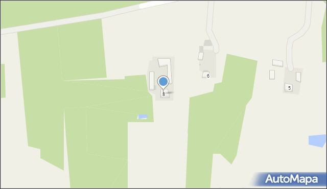 Klementynów, Klementynów, 8, mapa Klementynów