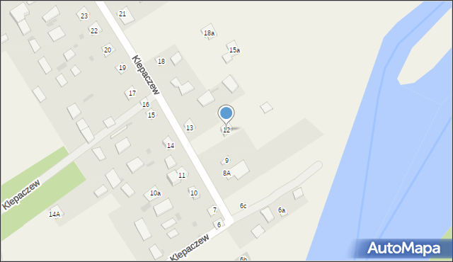 Klepaczew, Klepaczew, 12, mapa Klepaczew