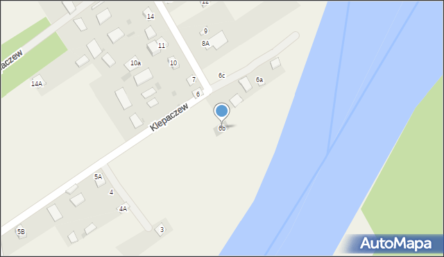 Klepaczew, Klepaczew, 6b, mapa Klepaczew