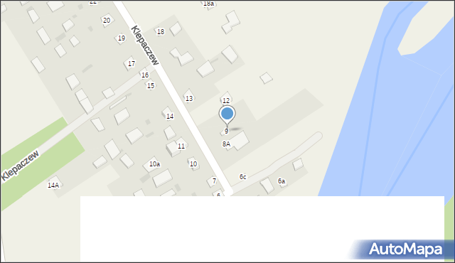 Klepaczew, Klepaczew, 9a, mapa Klepaczew