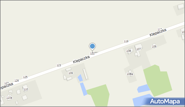 Klepaczka, Klepaczka, 121, mapa Klepaczka