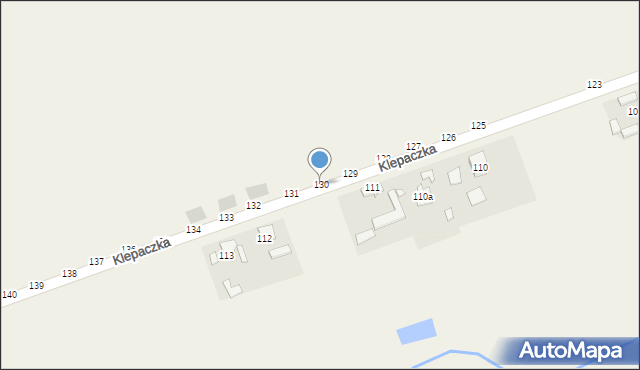 Klepaczka, Klepaczka, 130, mapa Klepaczka
