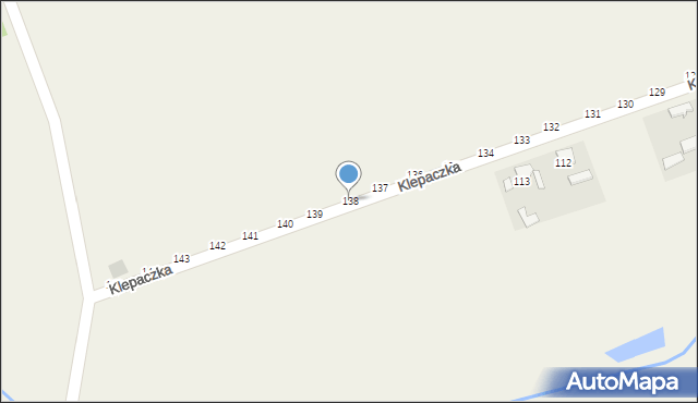 Klepaczka, Klepaczka, 138, mapa Klepaczka