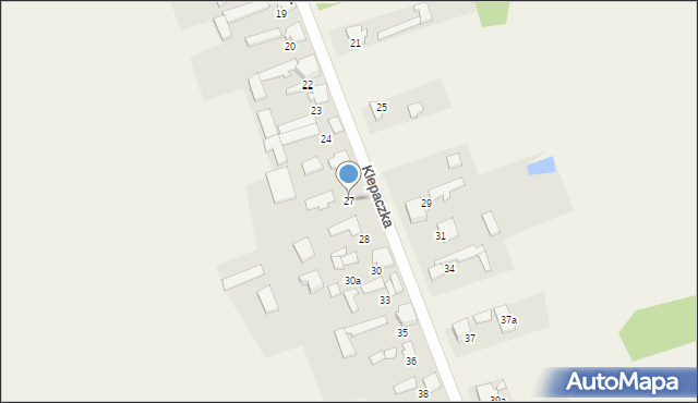 Klepaczka, Klepaczka, 27, mapa Klepaczka