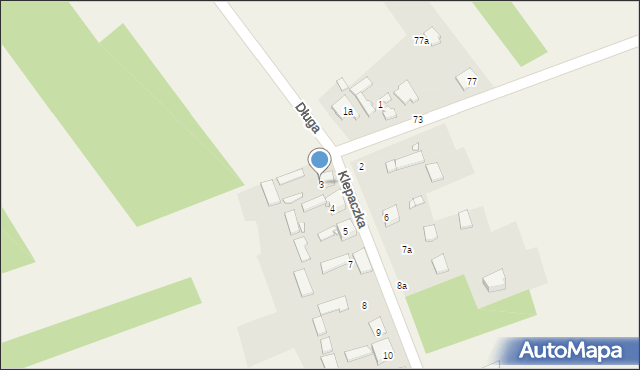 Klepaczka, Klepaczka, 3, mapa Klepaczka