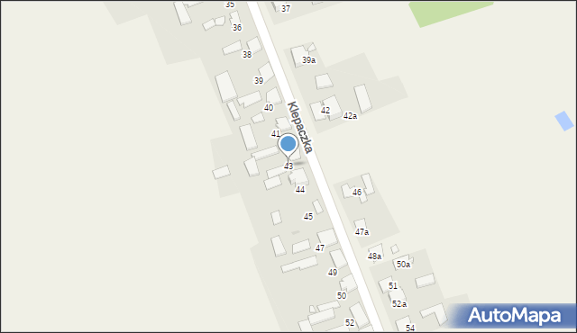 Klepaczka, Klepaczka, 43, mapa Klepaczka