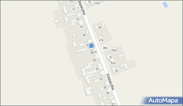 Klepaczka, Klepaczka, 49, mapa Klepaczka