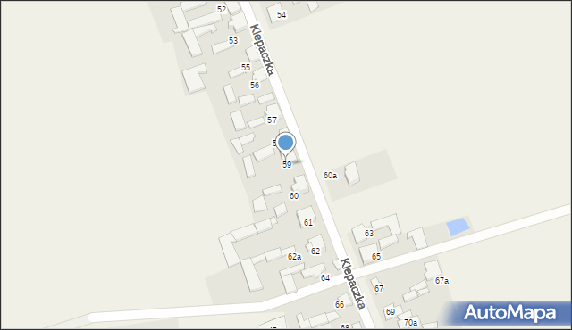 Klepaczka, Klepaczka, 59, mapa Klepaczka